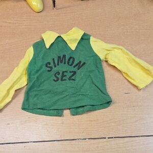 Shirt For 1973 Ventriloquist Doll Simon Sez. Doll Not Included